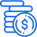 icon forex blue